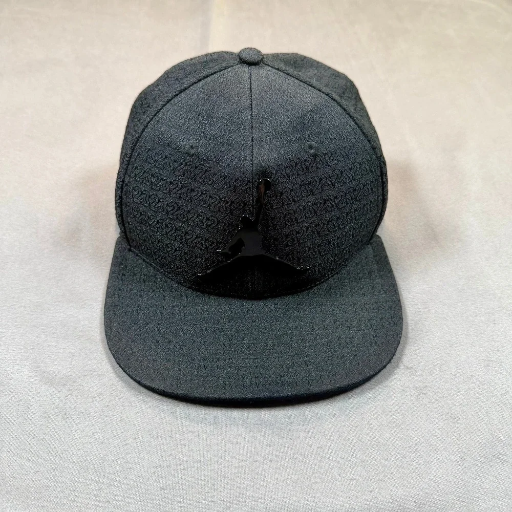 Jordan Jumpman Youth Hat Black‎ Elephant Print Snapback Athletic Cap